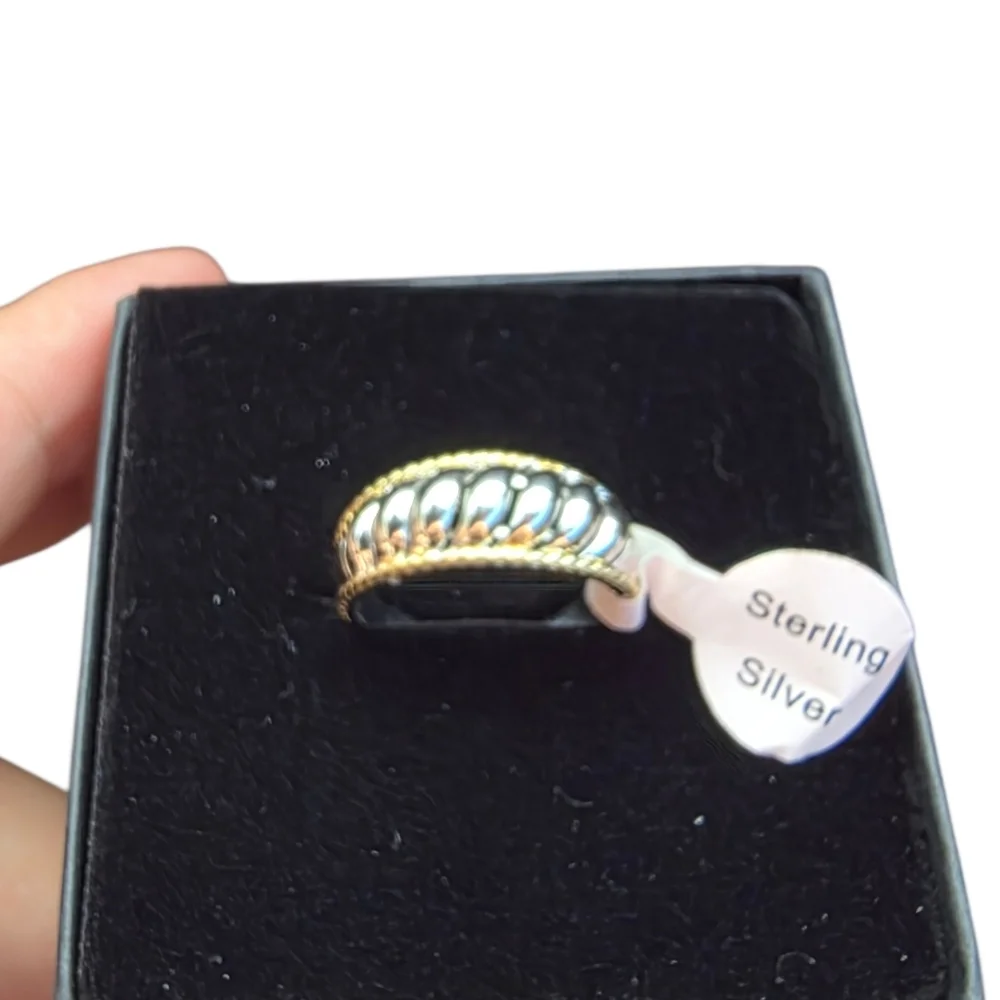 New Annika Witt Sterling Silver Ring Size 8 - Picture 2 of 6